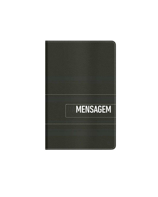 Biblia A Mensagem | Capa luxo preta| Mensagem contemporânea