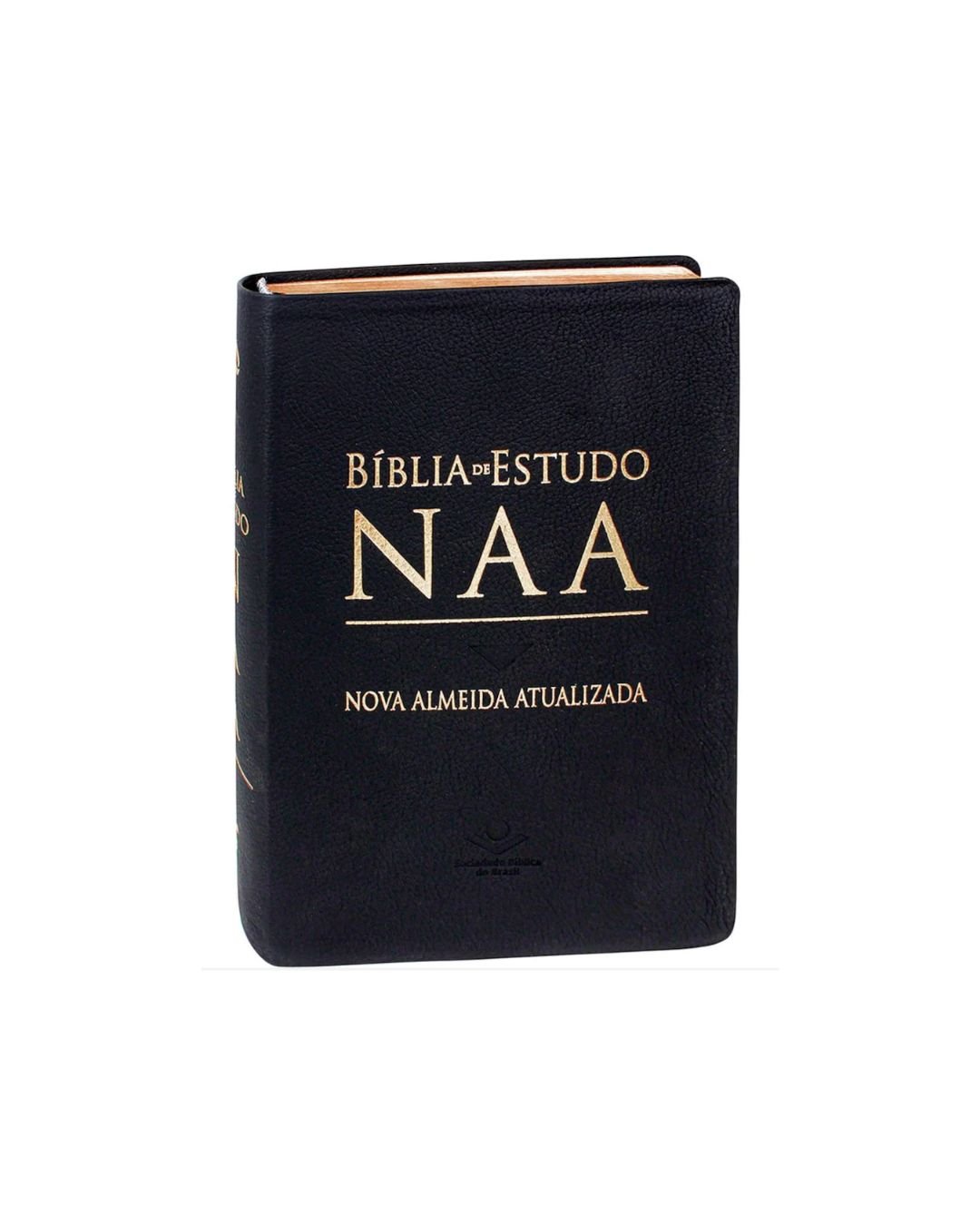 Bíblia De Estudo | NAA | Letra Normal | Capa Couro Legítimo