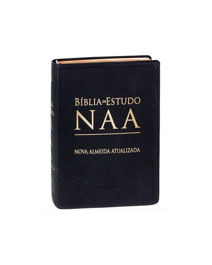 Bíblia De Estudo | NAA | Letra Normal | Capa Couro Legítimo