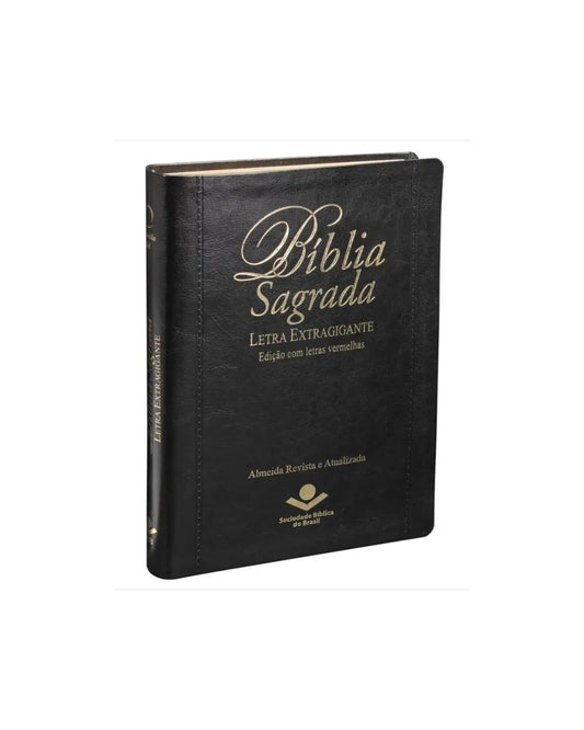 Bíblia Sagrada | Letra Extragigante | ARA | Preta Luxo | C/ Índice 