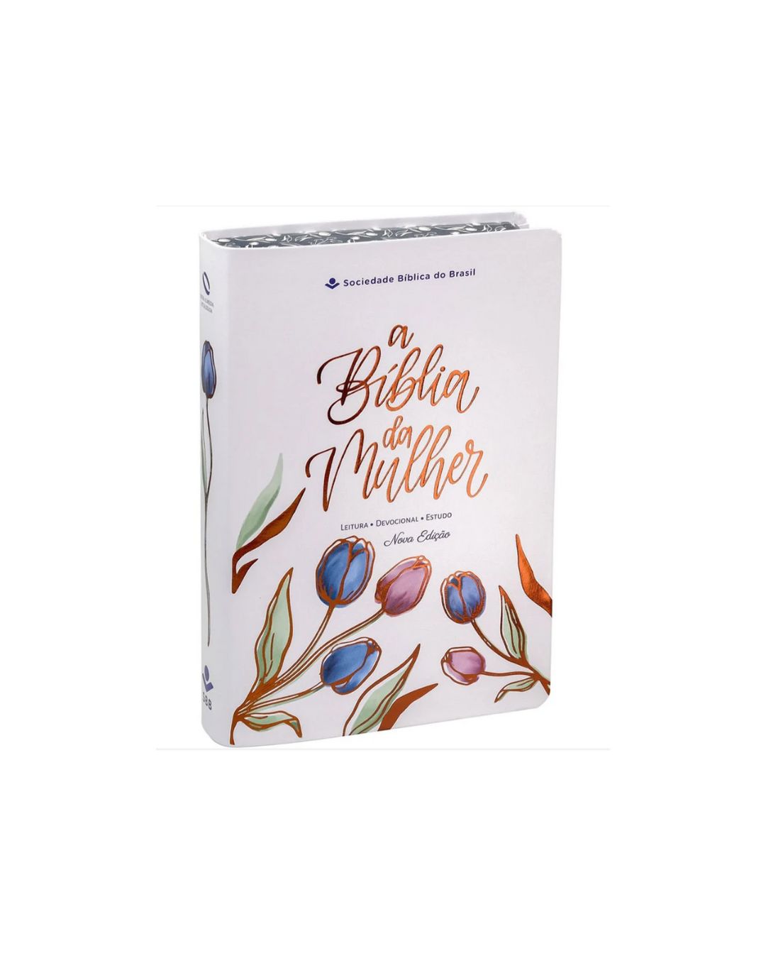 A Bíblia Da Mulher | Letra Grande | NAA | Capa Luxo Branca