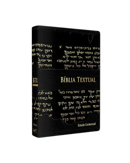 Bíblia de Estudo Textual | Letra Gigante | Capa Preta Luxo