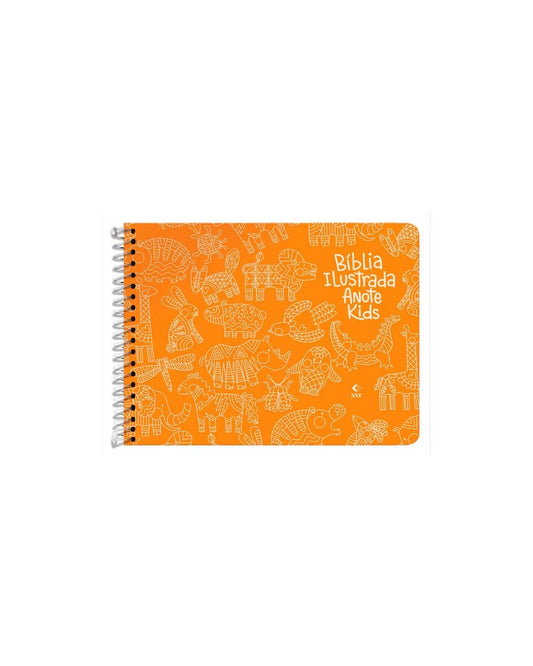 Bíblia Ilustrada Anote Kids | NVT | Letra Normal | Arca De Noé