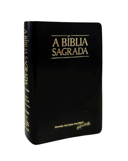 Bíblia Sagrada | ACF | Letra Super Gigante e Referências | C/ Índice Capa Luxo Preta