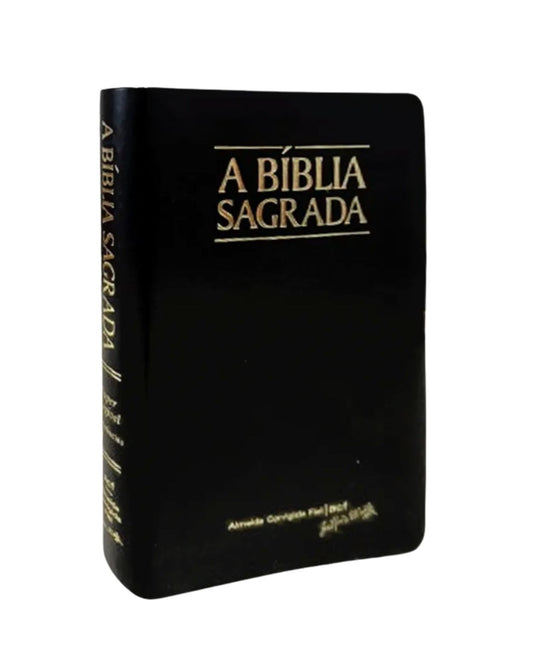 Bíblia Sagrada | ACF | Letra Super Gigante e Referências | C/ Índice Capa Luxo Preta