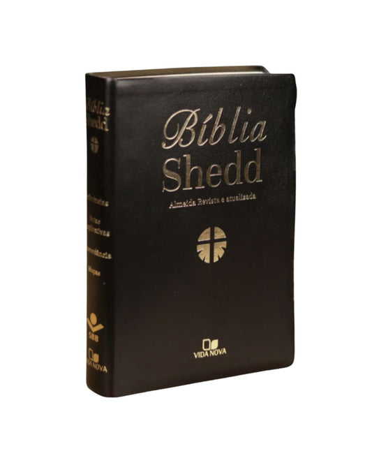 Bíblia Shedd | ARA | Letra Normal | Capa Corvetex Preto