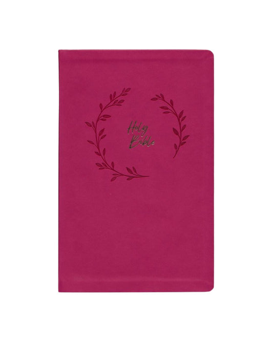 KJV Value Ultra Thinline Bible, Comfort Print. Soft leather-look, pink | Thomas Nelson Bibles