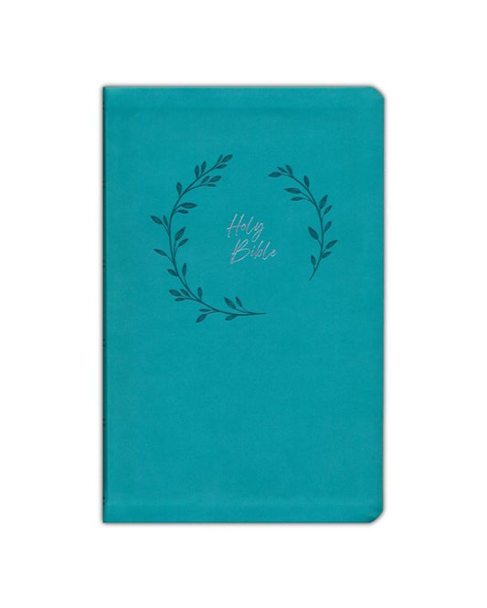 KJV Value Ultra Thinline Bible, Comfort Print. Soft leather-look, teal | Thomas Nelson Bibles