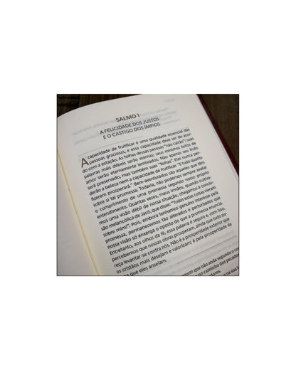 Devocional Spurgeon e os Salmos | Capa Courosoft Vermelha