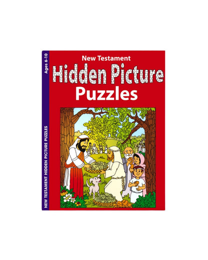 New Testament Hidden Picture Puzzels, Coloring & Activity Book