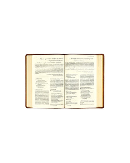 Bíblia C. S. Lewis | NVI | Couro-Soft Marrom | Leitura Perfeita