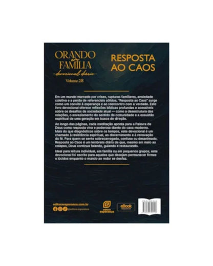 Orando Em Família | Devocional Diário | Resposta Ao Caos