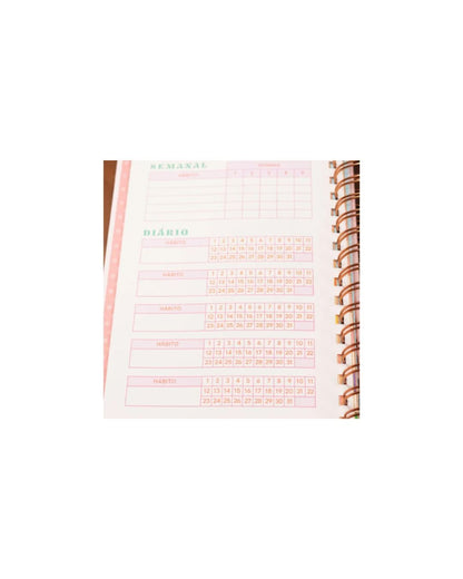 Planner Meu Plano Perfeito Florescer | Capa Dura Coração