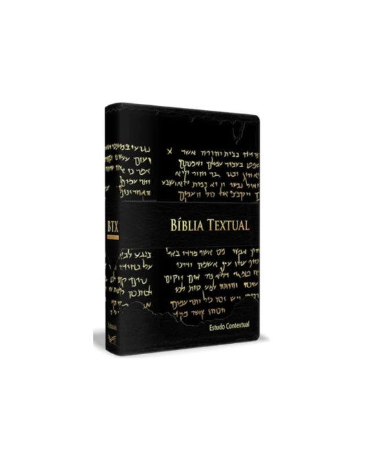 Bíblia de Estudo Textual | Letra Gigante | Capa Preta Luxo