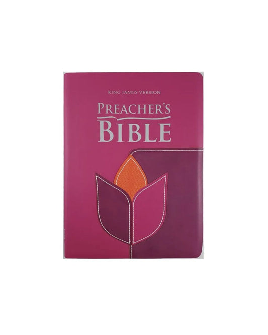 Preachers Bible | Bíblia da Pregadora em Inglês | KJV | Capa Luxo Flor
