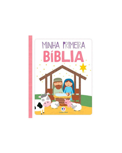 Minha Primeira Bíblia para Meninas | Capa almofadada | Ciranda Cultural