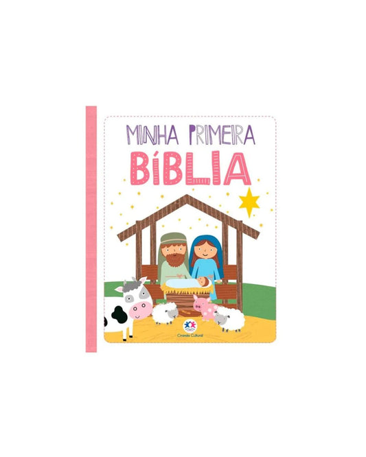 Minha Primeira Bíblia para Meninas | Capa almofadada | Ciranda Cultural