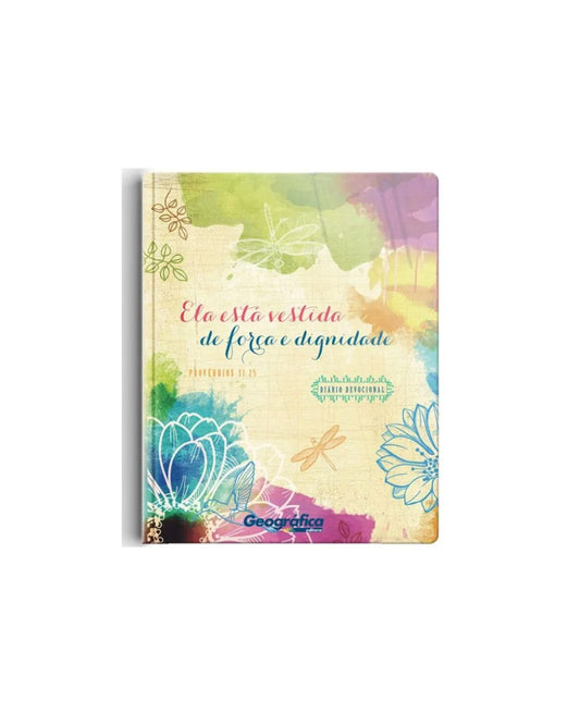 Diário Devocional Ela está Vestida com Força e Dignidade | Capa Dura Ilustrada