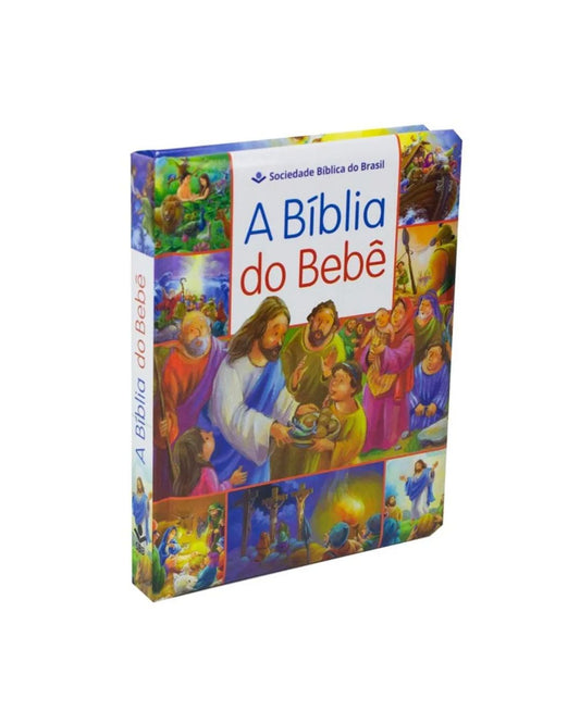 A Bíblia Do Bebê | Letra Normal | TNL | Capa Dura Ilustrada Azul