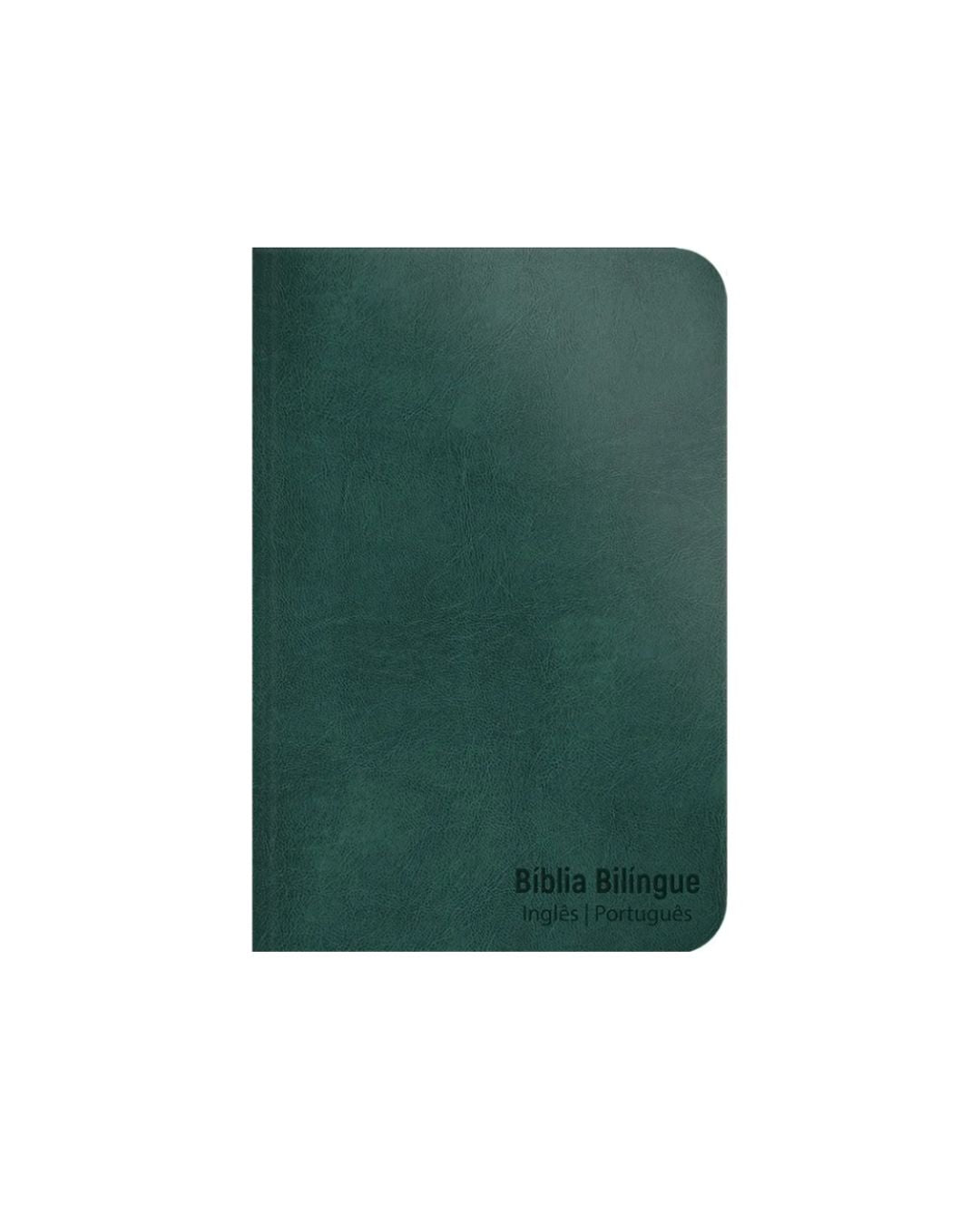Bíblia Bilíngue | Português e Inglês | NVT | Letra Grande | Capa Flexível Esmeralda