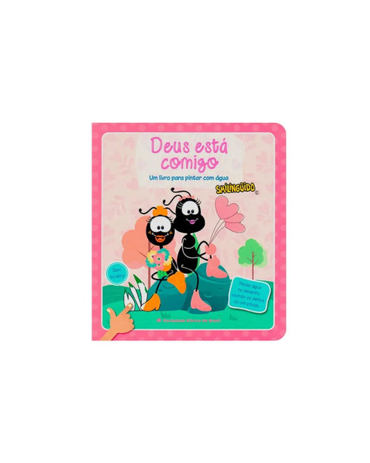 Deus está Comigo | Um Livro para Pintar com Água | Smilinguido