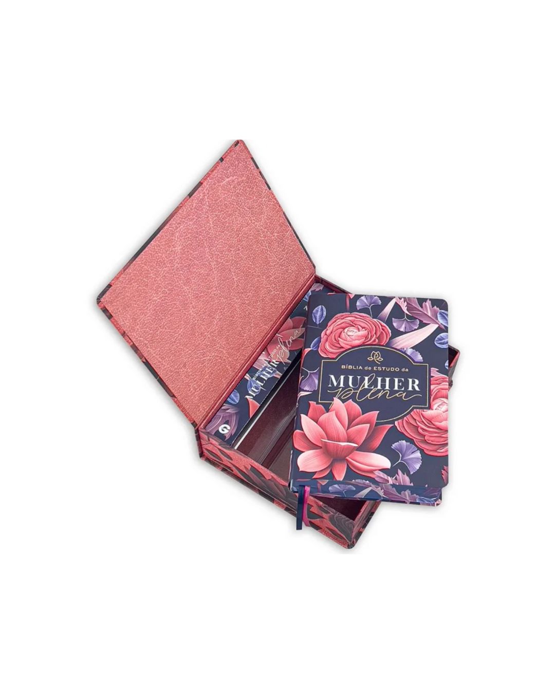 Bíblia De Estudo Da Mulher Plena | NVI | Capa Luxo Big Flower