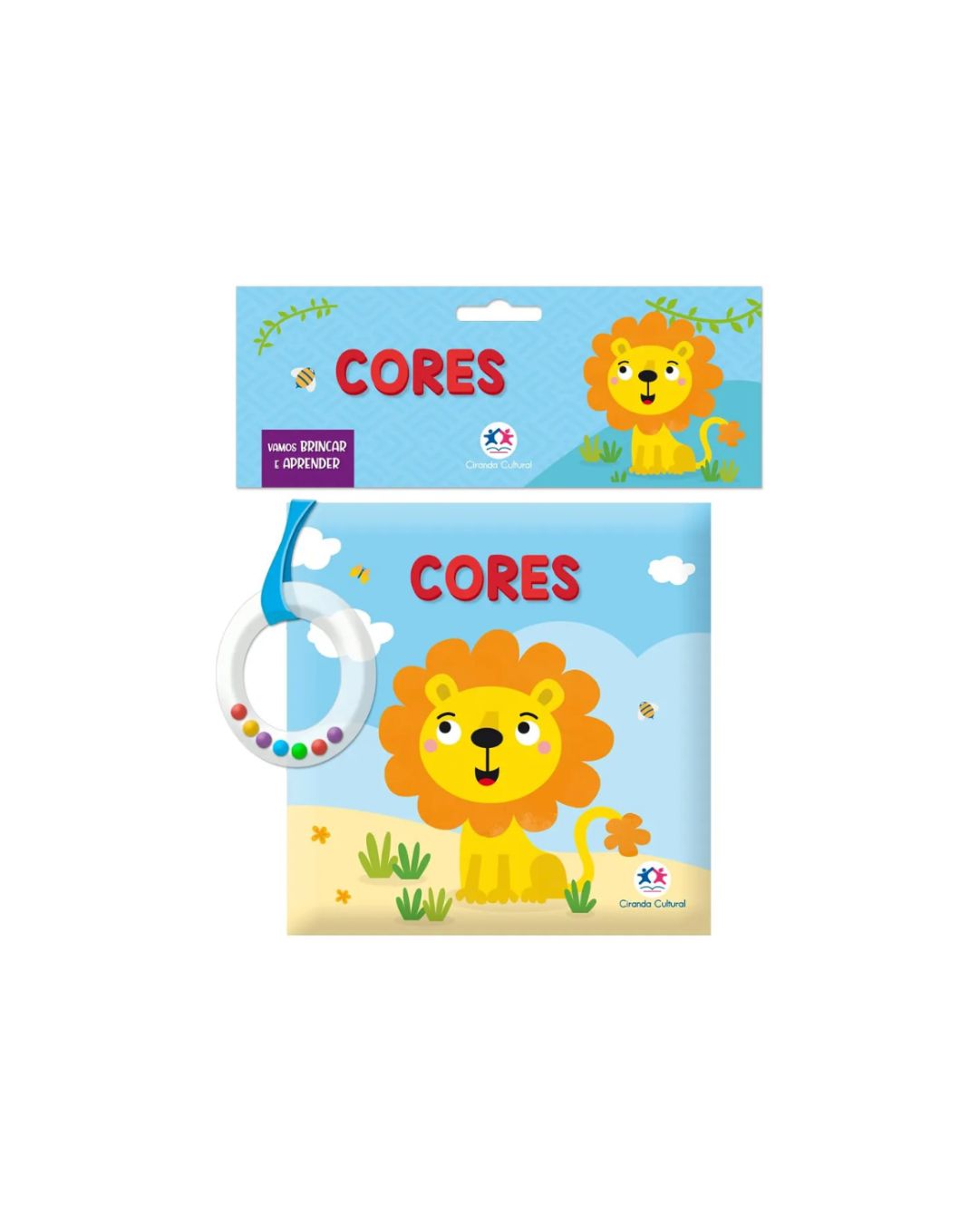 Livro Pano Cores | Vamos Brincar E Aprender