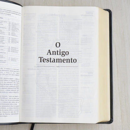 Bíblia de Estudo Thompson | AEC Letra Grande | Preta Luxo