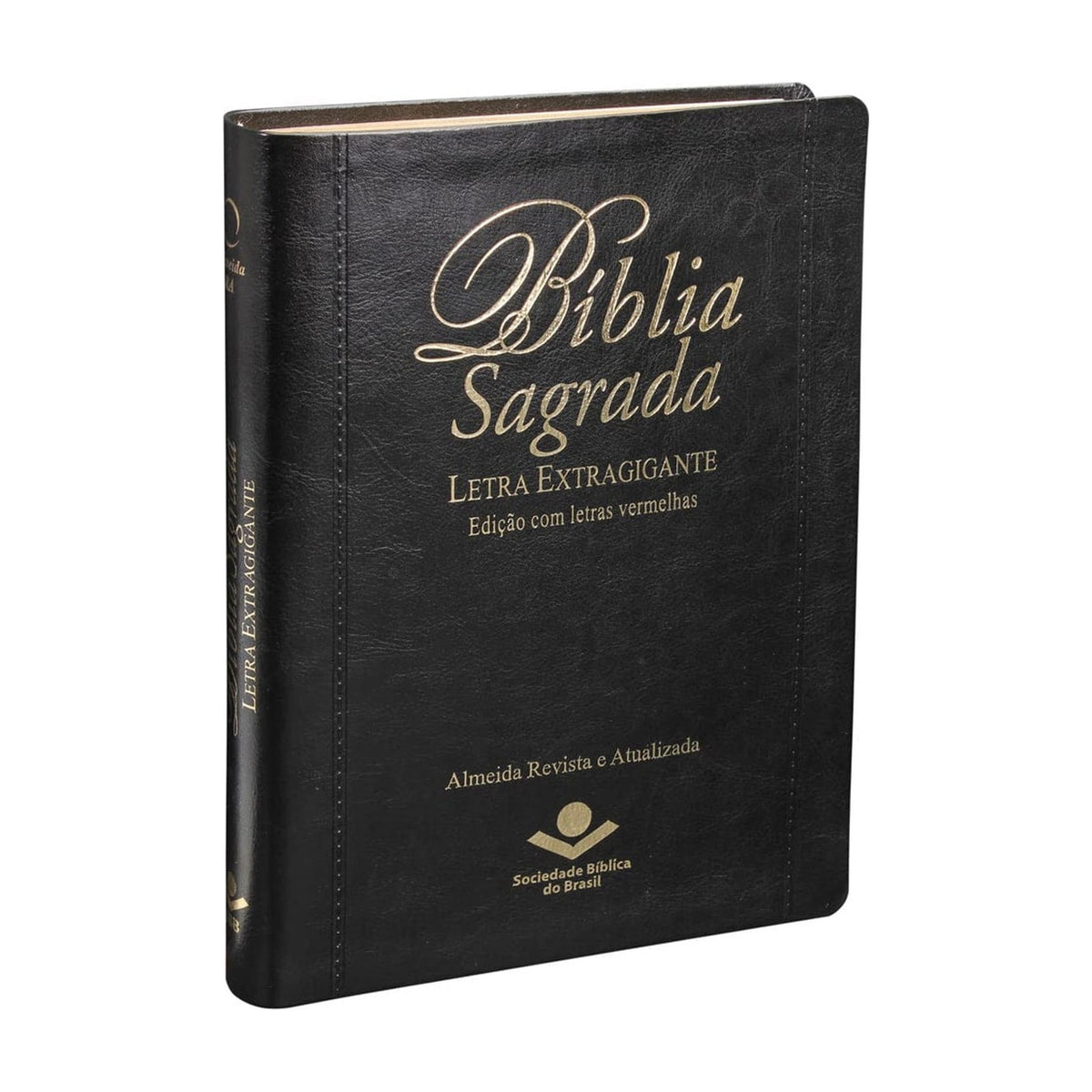 Holy Bible | Extra Giant Print | ARA | Black Luxury Cover with Index