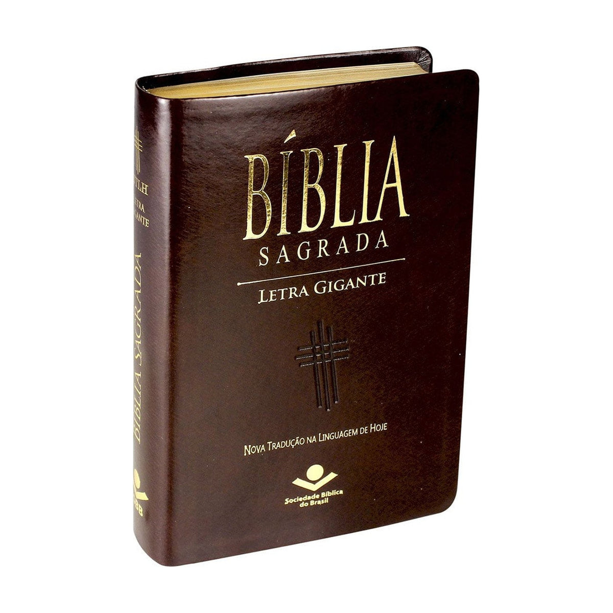 Bíblia Sagrada | Letra Gigante | NTLH | Capa Marrom Nobre