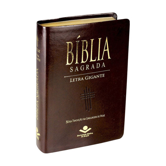 Holy Bible | Giant Print | NTLH | Noble Brown Cover