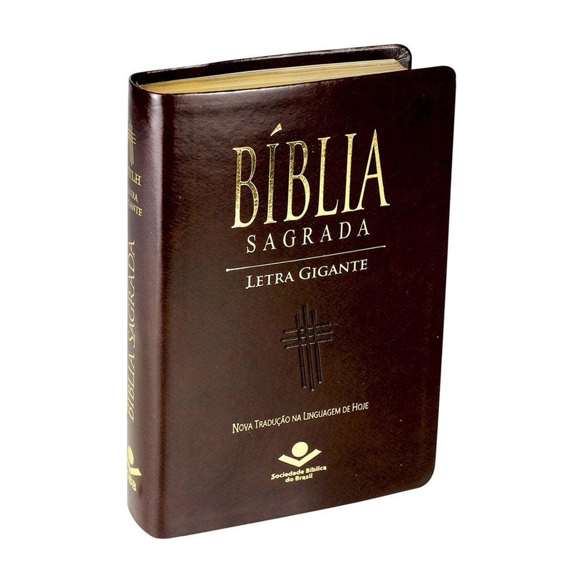 Bíblia Sagrada | Letra Gigante | NTLH | Capa Marrom Nobre
