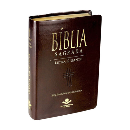 Bíblia Sagrada | Letra Gigante | NTLH | Capa Marrom Nobre