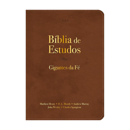 Bíblia de Estudos | NAA | Gigantes da Fé | Marrom