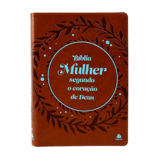 Bíblia Mulher Segundo o Coração de Deus | King James | Capa Marrom